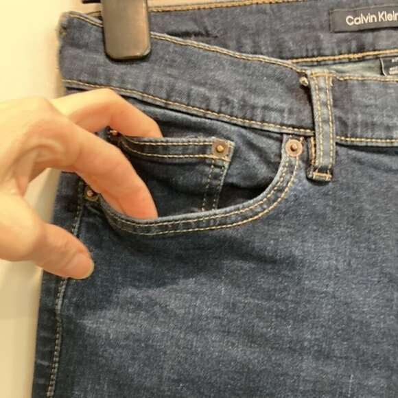CALVIN Klein Jeans High Rise Bootcut Jeans blue Size 29 DUP - Picture 6 of 14